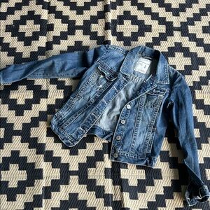 EUC Aeropostale Distressed Denim Jacket w/Pockets